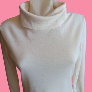 Small Vintage Turtleneck Top Large 1970's Aileen Girl Single Stitch Girls 14